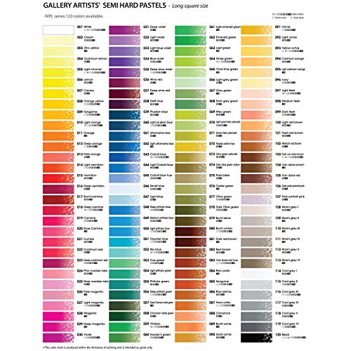 Mungyo 'Mungyo Gallery Semi-Hard Pastels Cardboard Box Set of 24 - Assorted Colors' - Image 3