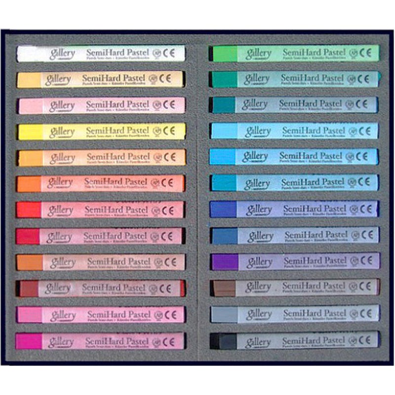 Mungyo 'Mungyo Gallery Semi-Hard Pastels Cardboard Box Set of 24 - Assorted Colors' - Image 5