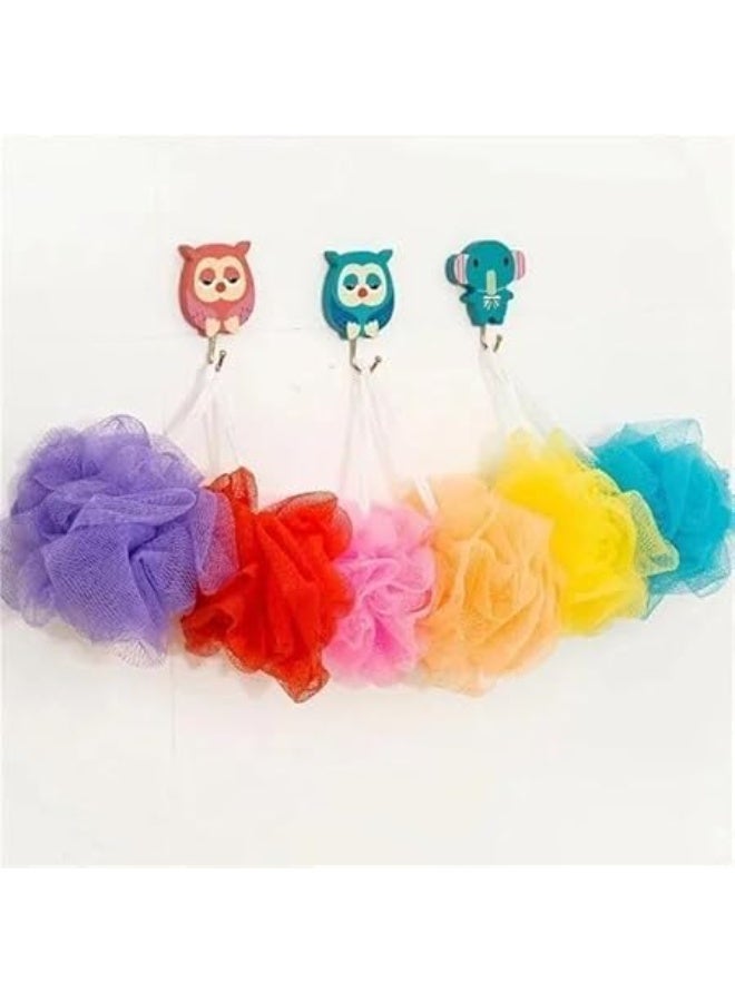 Multi Color Soft Mesh Loofah Gently Exfoliates & Cleanses Skin - Rich Foam for Soft and Refreshed Skin for Men and Women-color may vary - Image 3