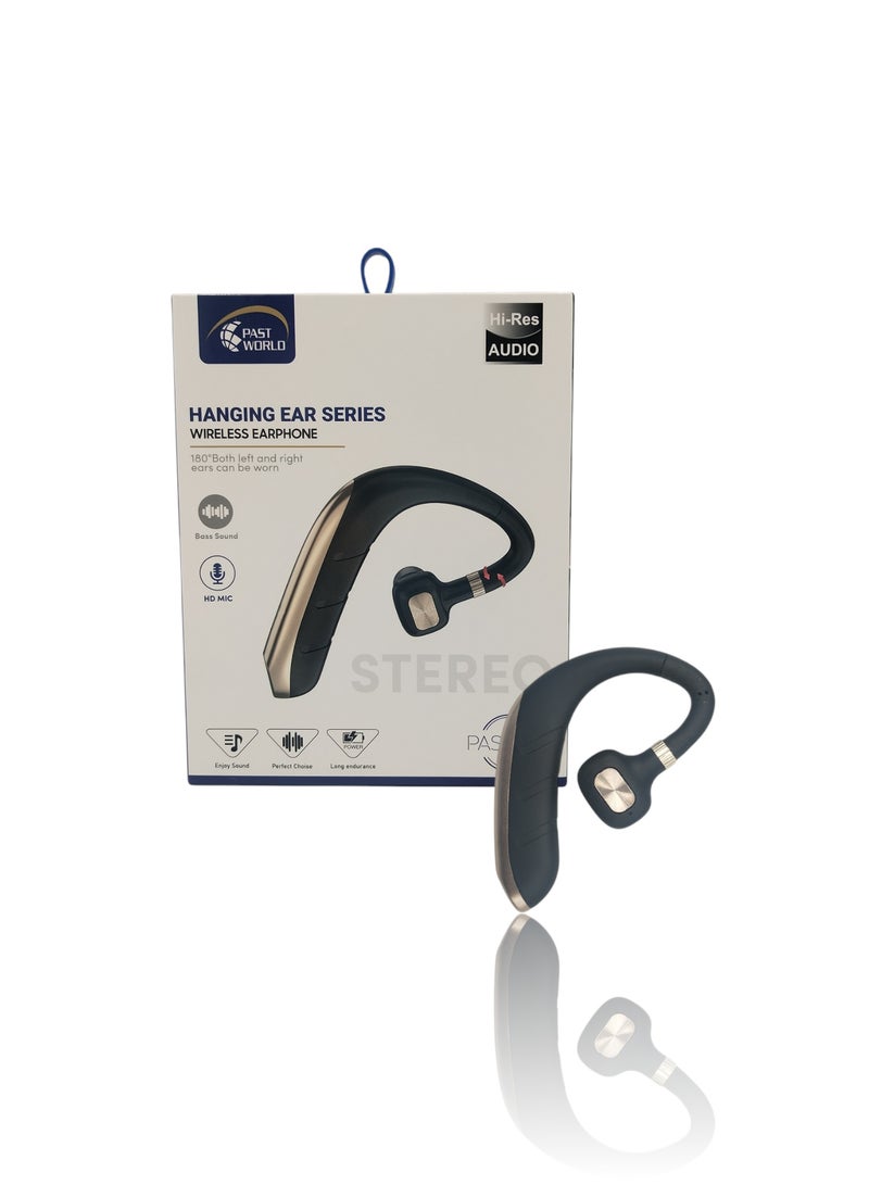 PAST WORLD New Business Single Ear Bluetooth Headset Wireless On Ear Headphone Bluetooth Headset Binaural Earphone - Image 5
