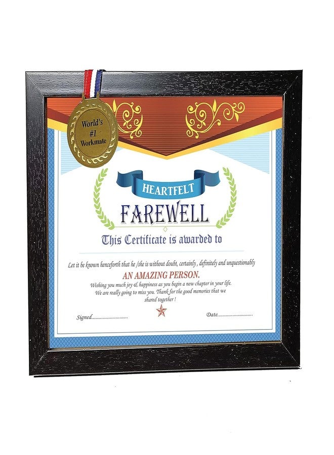 Northland Heartfelt Farewell Framed Certificate with Gold Medal - Unique Farewell Gift for Colleague Female Male, Coworker, Friend, Boss or Employee, Farewell Gifts | Goodbye Appreciation Gift | Best Farewell Gift - Image 5