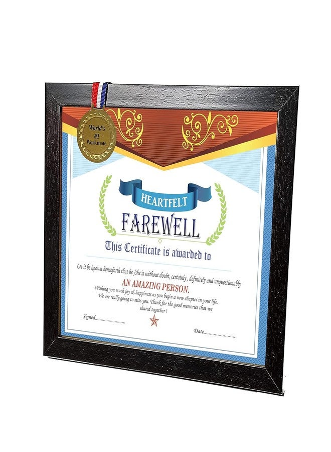 Northland Heartfelt Farewell Framed Certificate with Gold Medal - Unique Farewell Gift for Colleague Female Male, Coworker, Friend, Boss or Employee, Farewell Gifts | Goodbye Appreciation Gift | Best Farewell Gift - Image 4