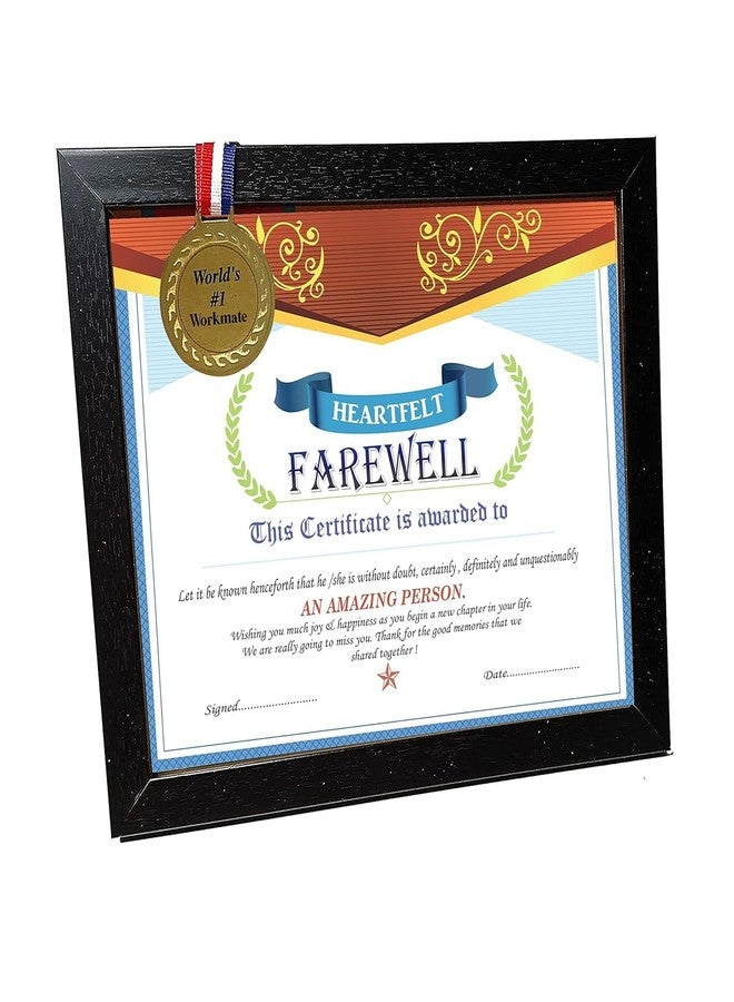 Northland Heartfelt Farewell Framed Certificate with Gold Medal - Unique Farewell Gift for Colleague Female Male, Coworker, Friend, Boss or Employee, Farewell Gifts | Goodbye Appreciation Gift | Best Farewell Gift - Image 2