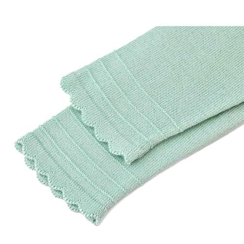 Lilax Baby Girls' Long Sleeve Cardigan Shrug, Button Closure Knitted Bolero (Mint, 6 Months) - Image 5