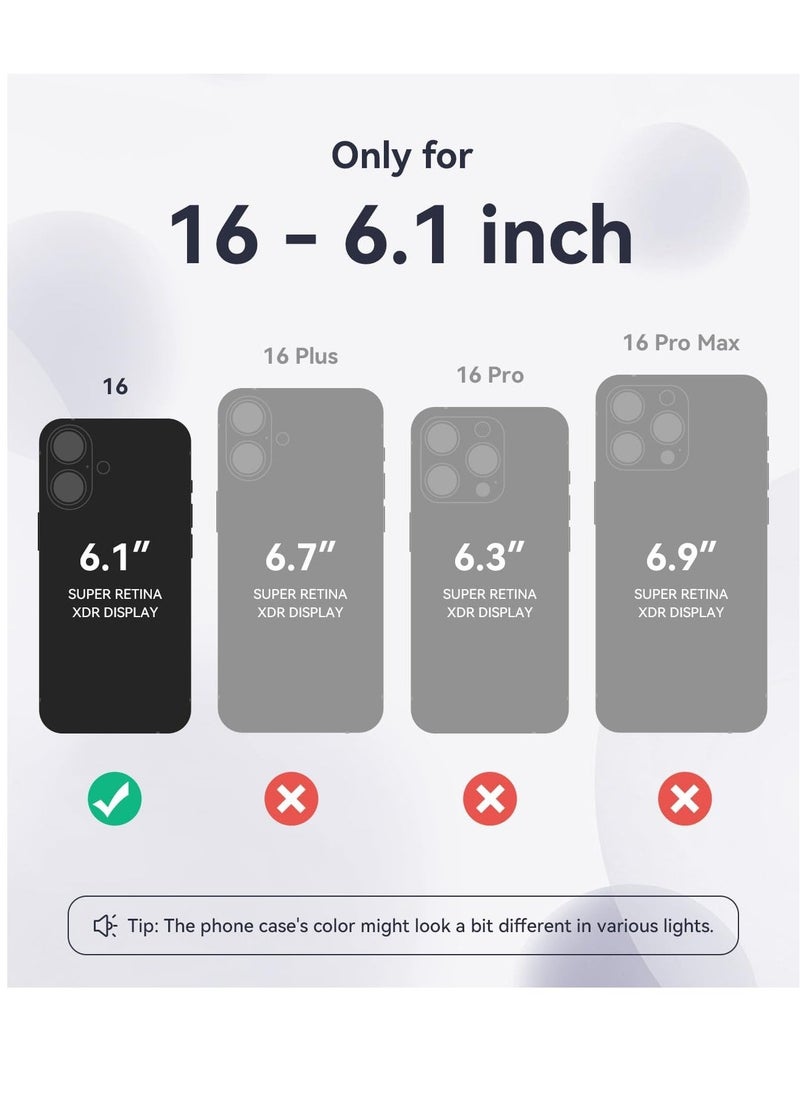 Raxoom Compatible with iPhone 16 Case, Silicone Upgraded [Camera Protection], [Compatible with MagSafe], Anti-Scratch Microfiber Lining Inside with 2 Screen Protectors – Midnight Blue - Image 2