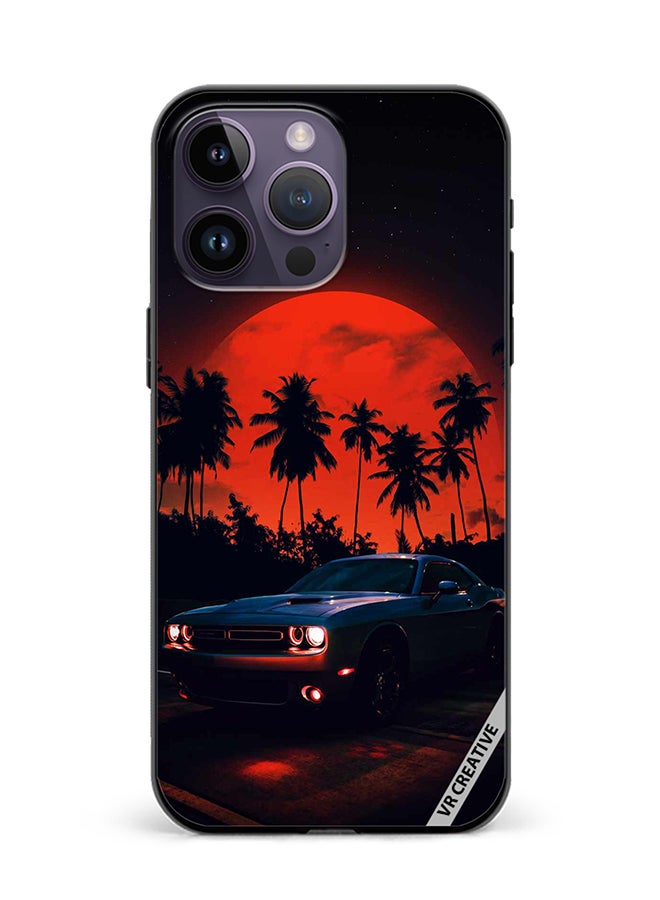 VR CREATIVE Protective Case Cover For Apple iPhone 16 Pro Max Vintage Car Design Multicolour