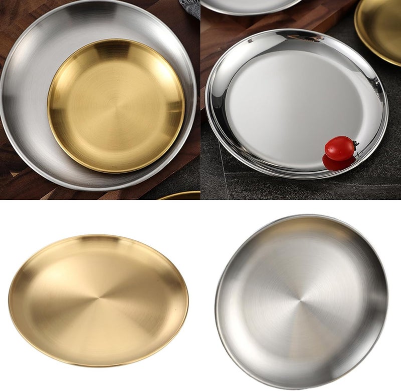 5Pcs Multipurpose Stainless Steel Sauce Bowls Accessory Sturdy Stackable Serving Dishes for Kitchen Parties Event Functional Appetizer Trays for Home - Image 2