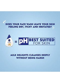 Nivea Women Face Wash For Dry Skin Milk Delights Honey 100 Ml  - Image 5