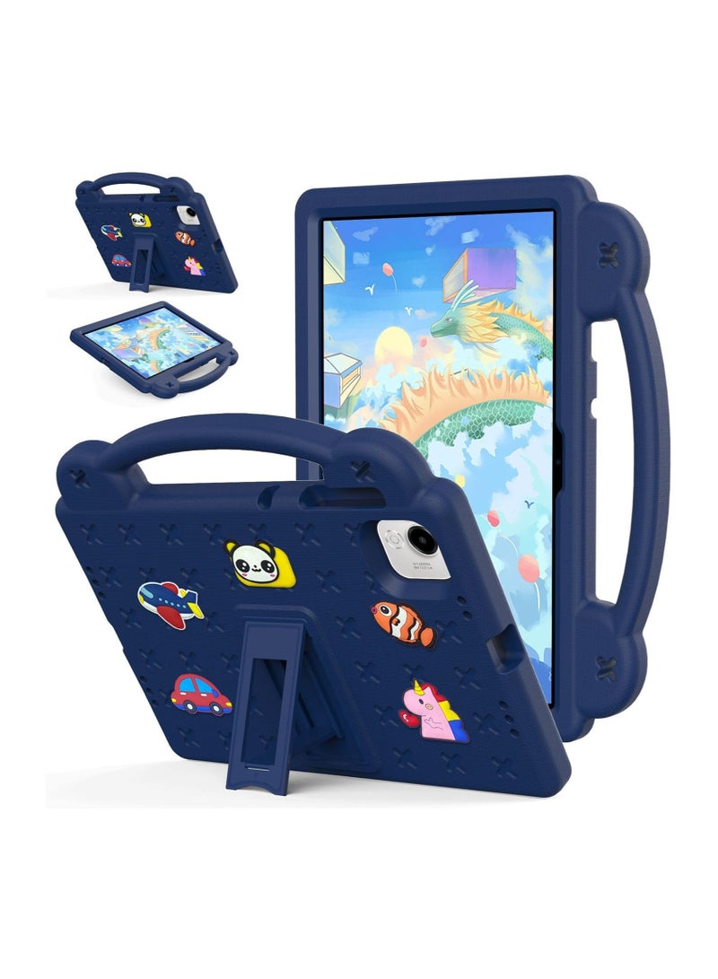 VKL Shockproof Case Compatible with Honor Pad X9a 11.5 Inch (2025), Lightweight EVA Kids Friendly Shockproof Protective Cover with Invisible Bracket and Handle (Navy Blue) - Image 1
