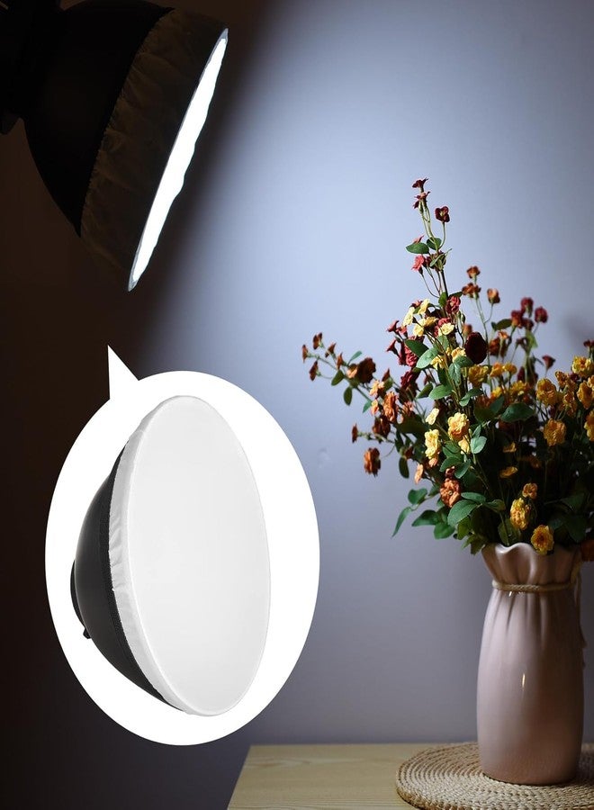Heliora 7" Standard Reflector Lamp Shade Dish Diffuser with 60° Honeycomb Grid for Bowens Mount Studio Strobe Flash Light Speedlite (with Soft Cloth) - Image 3