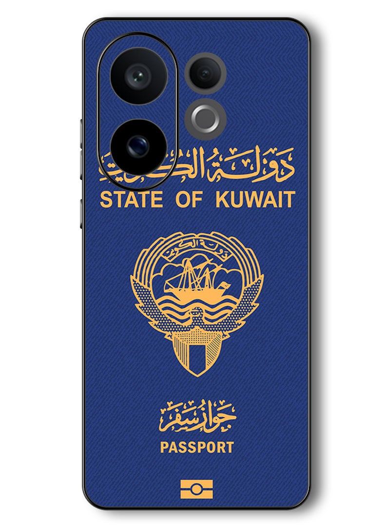 Theodor Case Compatible with Vivo V60 6.77 Inch Protection Shockproof Bumper Cover Kuwait Passport - Image 1