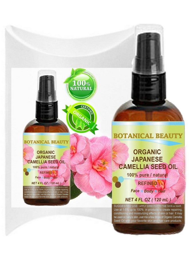 Botanical Beauty Japanese Organic Camellia Seed Oil. 100% Pure Natural Undiluted Refined Cold Pressed Carrier Oil. Rich Antioxidant To Revitalize And Rejuvenate The Hair Skin And Nails. 4 Fl.Oz 120 Ml. - Image 2