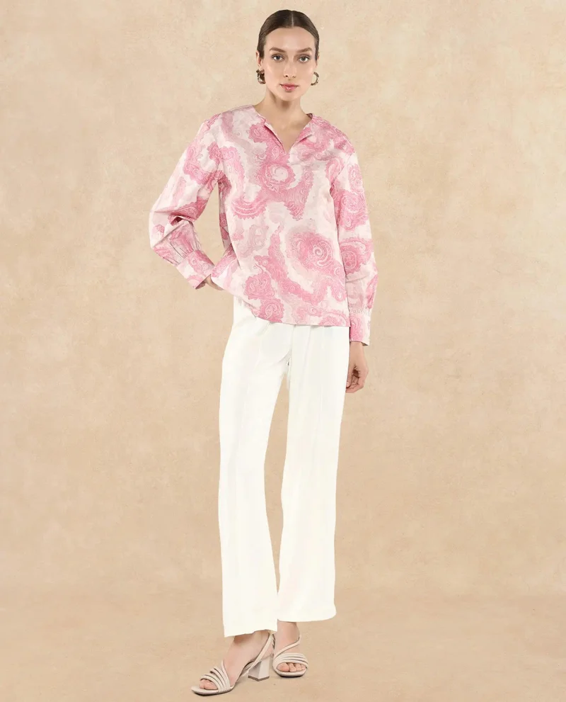 Rareism Women's Full Sleeve Printed Top