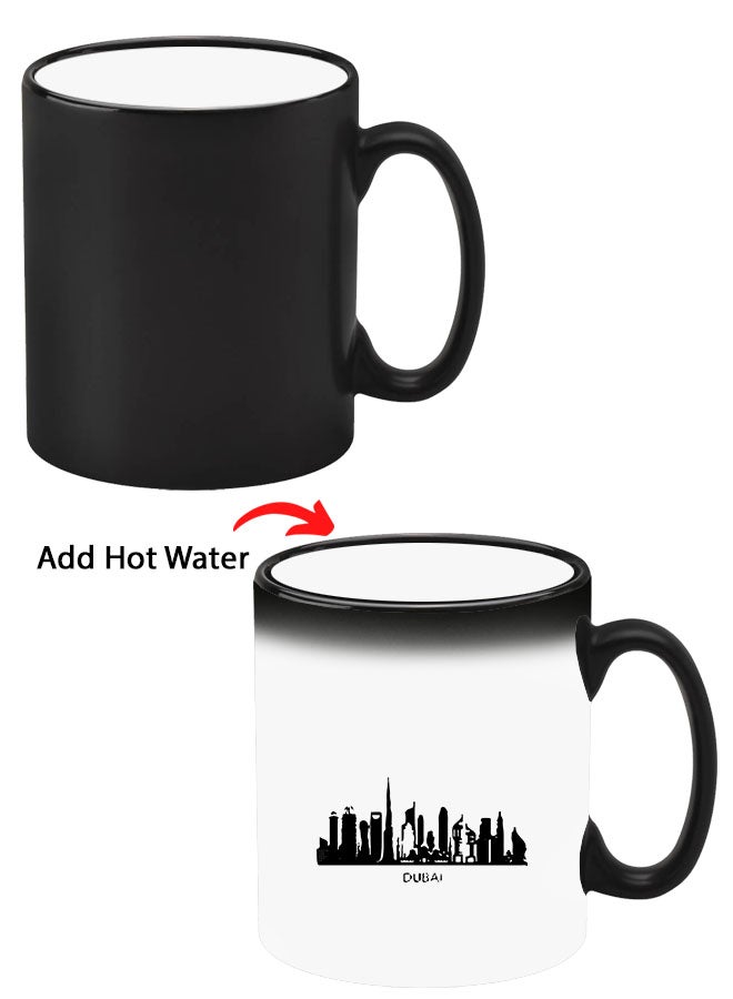Theodor Colour Changing Heat Sensitive Magic Mug - Add Hot Tea or Coffee Dubai Skyline For Home Office Gift Kids Men Women  - Image 1