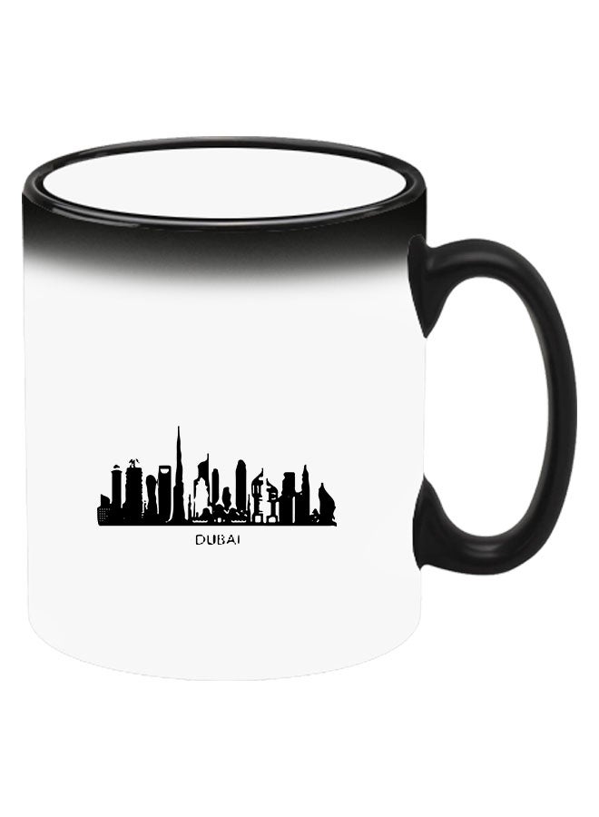 Theodor Colour Changing Heat Sensitive Magic Mug - Add Hot Tea or Coffee Dubai Skyline For Home Office Gift Kids Men Women  - Image 2