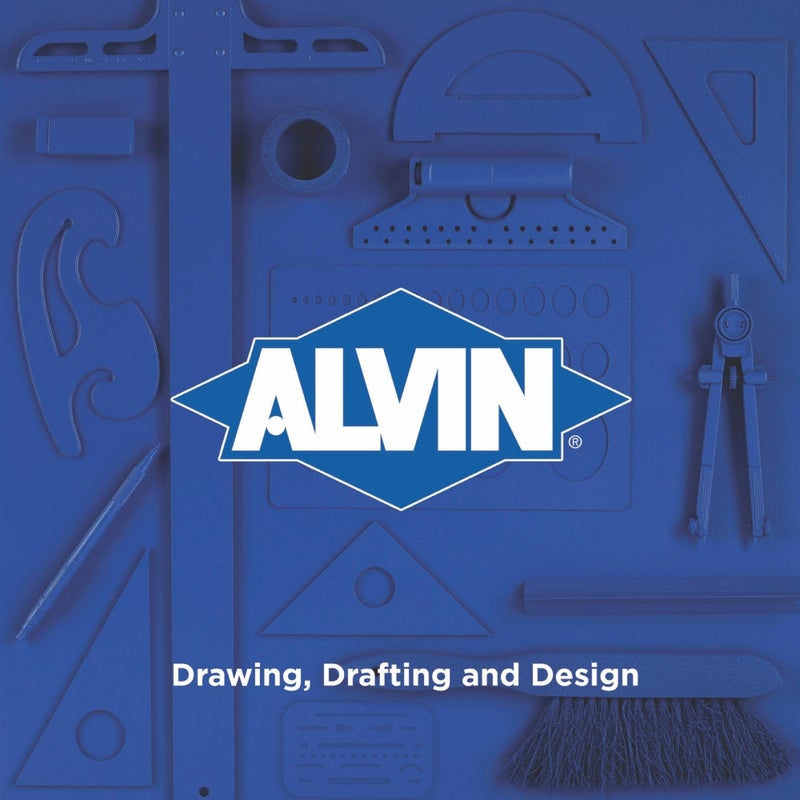 ALVIN Tracing Paper Pad Model 6855/P-3 Alva-Line Vellum Tracing Paper Pad, Medium Weight, Finely Grained Surface, Suitable with Pencil and Pen, No Smudge - 50 Sheet Pad, 11" x 17" - Image 2