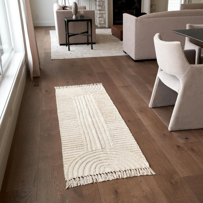 KIBAGA Beautiful 2x6 ft Boho Runner Rug with Tassels for Your Hallway Bedroom Or Living Room Soft Cotton Carpet Fits Perfectly in Any KitchenDining Space Washable Rug Enhances Any Home Decor - Image 2