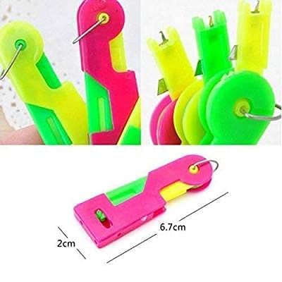 Avenn Avenn Automatic Needle Threader Thread Guide Elderly Use Device Sewing Tool Easy Device Automatic Needle Thread Inserter Tool for Sewing Multicolor Pack of 3 - Image 4