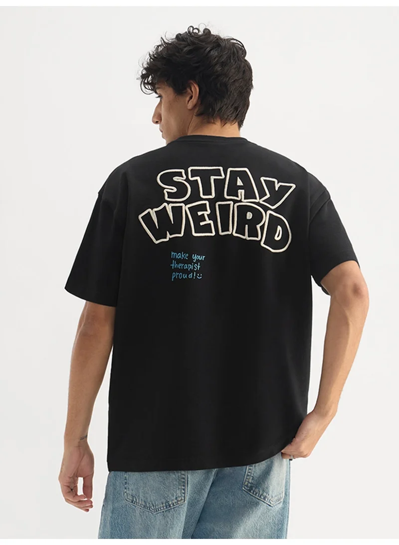 The Souled Store  Oversized T-Shirt: Stay Weird for Men | Best Price UAE