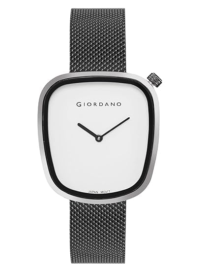 Giordano Analog Wrist Watch for Women with Stylish Metal Strap, Square dial and 3 Hand Mechanism - Image 1