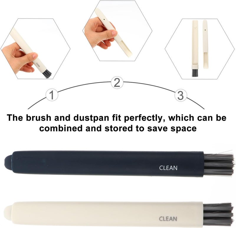 Multifunctional Window Slot Cleaning Brush 2pcs Set, Hard Bristle Gap Cleaning Tool for Window Tracks, Door Grooves, Kitchen and Household Debris Removal Random Color - Image 4