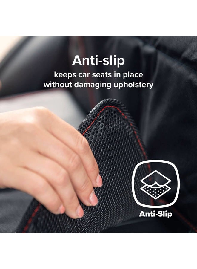 Diono Ultra Mat Complete Back Seat Upholstery Protection from Child Car Seats and Pets, Crash Tested, Premium Ultra Thick Padding, Durable, Water Resistant, Anti-Slip, 3 Mesh Storage Pockets - Image 3