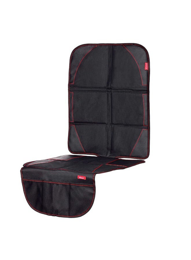 Diono Ultra Mat Complete Back Seat Upholstery Protection from Child Car Seats and Pets, Crash Tested, Premium Ultra Thick Padding, Durable, Water Resistant, Anti-Slip, 3 Mesh Storage Pockets - Image 1