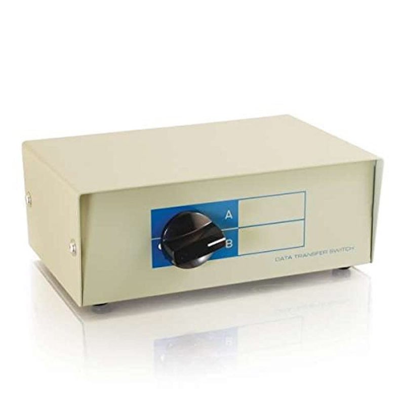 C2G 03364 2-Port VGA (HD15) Manual Switch Box, Beige - Image 1