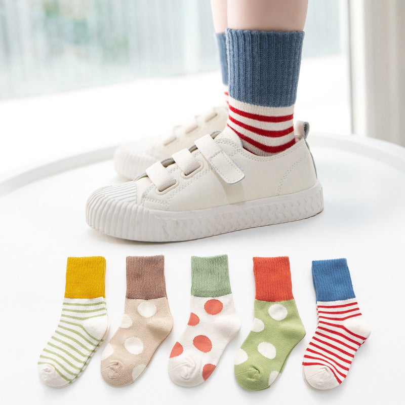 Baby Socks Children'S Socks Cartoon Children'S Cotton Socks Medium Tube High Quality Cotton Socks For Boys And Girls - Image 3