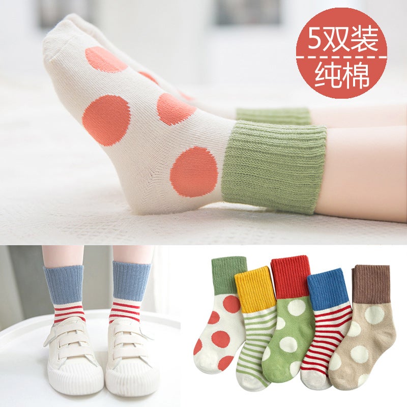 Baby Socks Children'S Socks Cartoon Children'S Cotton Socks Medium Tube High Quality Cotton Socks For Boys And Girls - Image 2