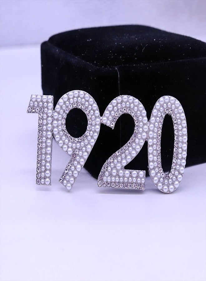 HUSURU Metal Figure Number Sorority Pearl 1920 Brooch Greek Letter ZETA Finer Women Gifts ZPB Jewelry For Members - Image 3