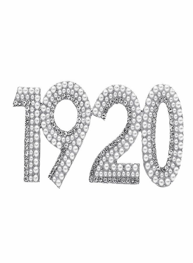 HUSURU Metal Figure Number Sorority Pearl 1920 Brooch Greek Letter ZETA Finer Women Gifts ZPB Jewelry For Members - Image 1