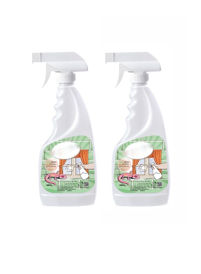 Generic (2 bottle) Natural Lizard Repellent Spray - Long-lasting formula for geckos and other pests. Safe and non-toxic. Suitable for home/kitchen/yard. Multi-insect repellent (spiders, cockroaches, ants, geckos, mice, snakes, etc.)  - Image 1