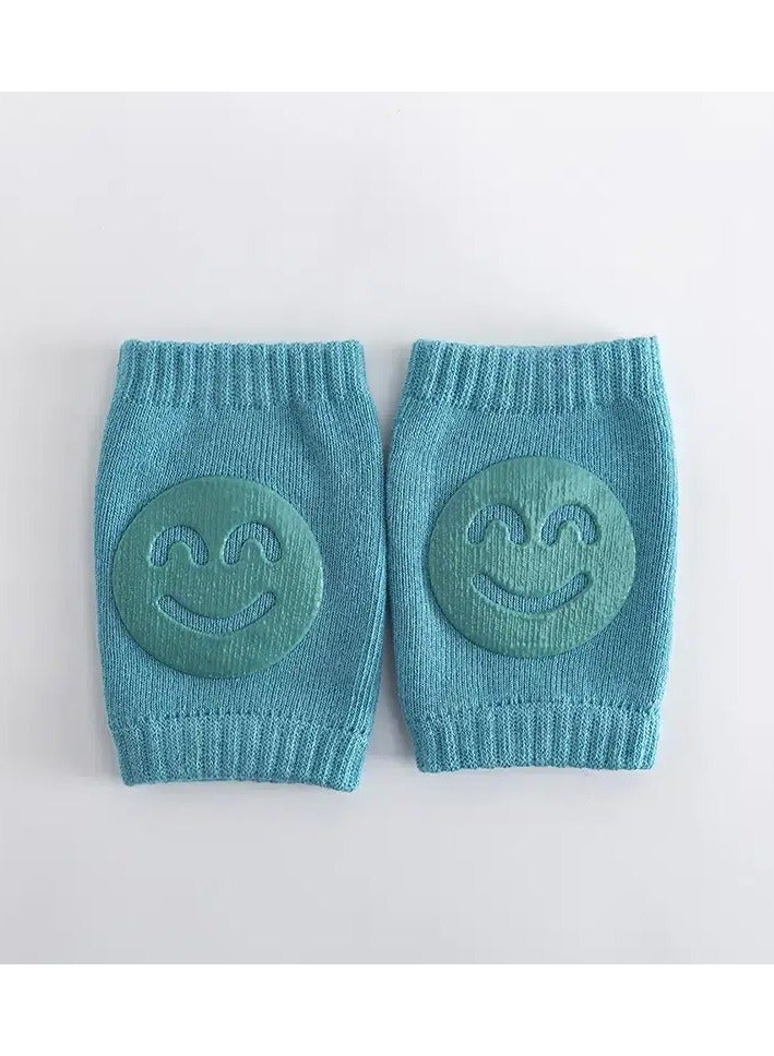 ORiTi وسادات زحف الأطفال، ELECDON زوج واحد من وسادات زحف الأطفال المضادة للانزلاق، وسادات حماية للركبة للأطفال، دافئات أرجل للأطفال (زرقاء) - Image 4