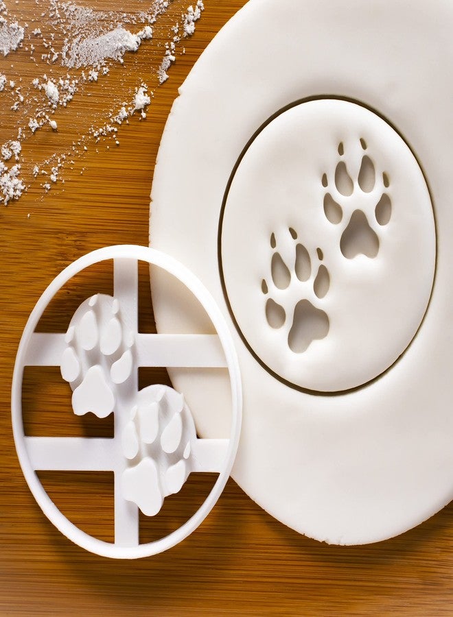 Bakerlogy قطاعة بسكويت على شكل آثار أقدام ذئب، قطعة واحدة - بيكرلوجي - Image 2