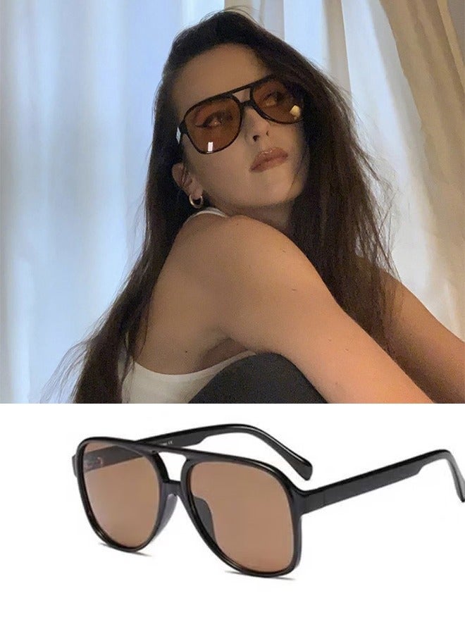 Ultra Lightweight Polarized Sunglasses，Classic Aviator Sunglasses for Men Women Driving Sun glasses Polarized Lens UV Blocking - Image 1