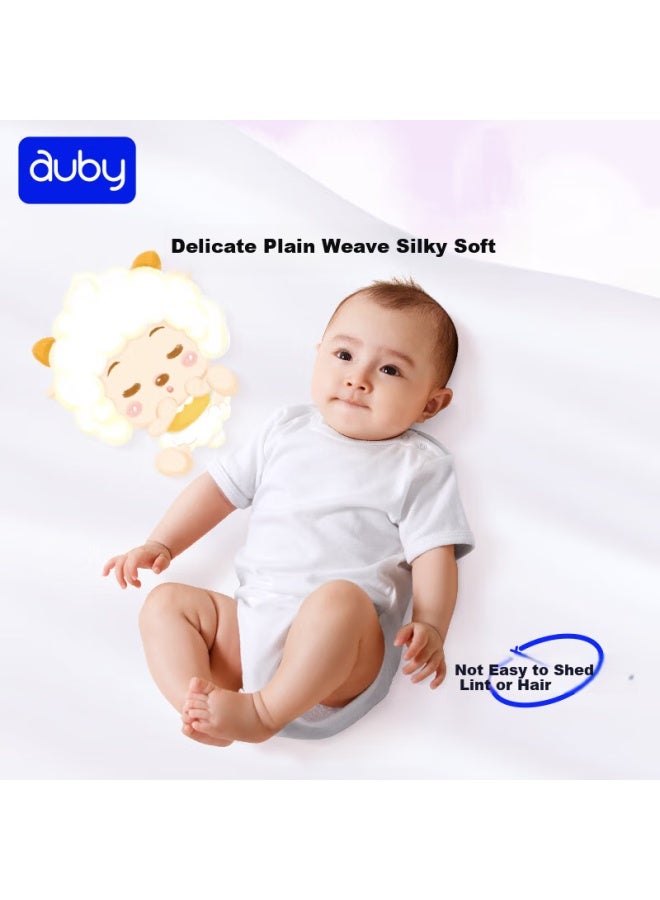 Auby Soft Wipes For Babies And Newborns, Disposable Face Cleansing Wipes, Thickened, For Both Dry And Wet Use, 80 Sheets * 12 Packs - Image 3
