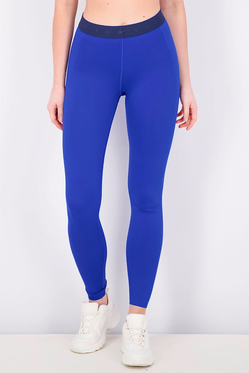 Reebok Women VB Performance Tight, Cobalt Royal - Image 1