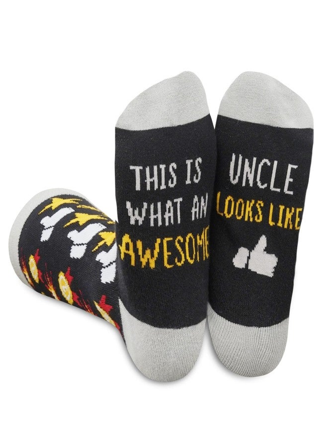 InnoBeta Uncle Gifts, Gifts for Uncle on Birthday and Christmas, One Size Crew Socks - Image 1