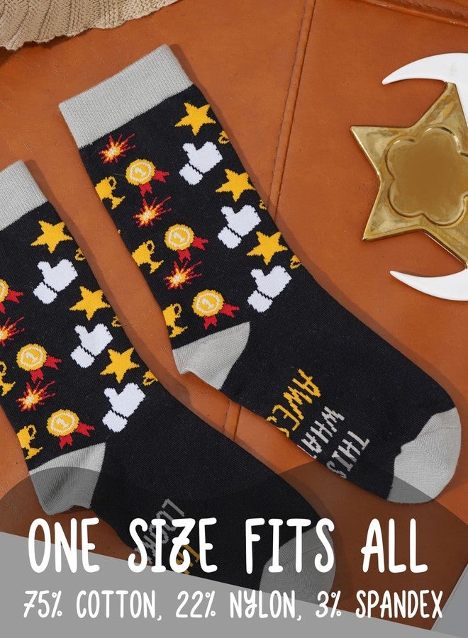 InnoBeta Uncle Gifts, Gifts for Uncle on Birthday and Christmas, One Size Crew Socks - Image 3