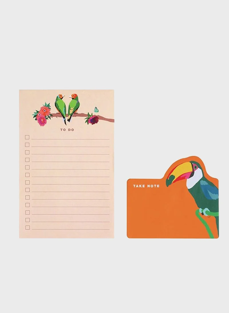 Emily Brooks Set Of 2 Memo Pads