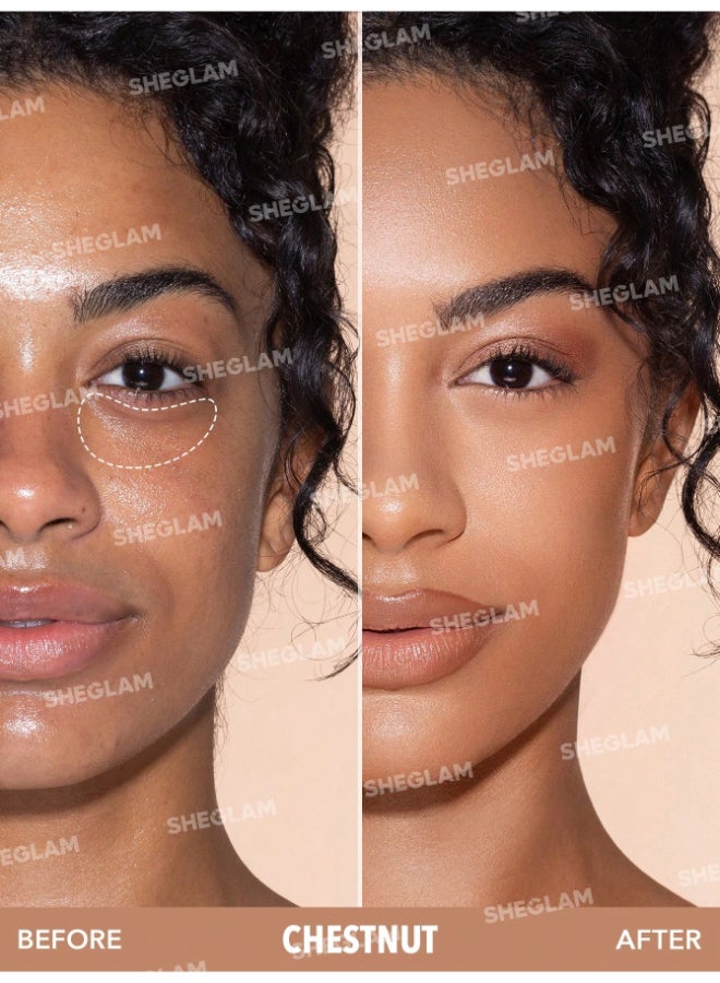 SHEGLAM Like Magic 12Hr Full Coverage Concealer-Chestnut Chestnut - Image 2