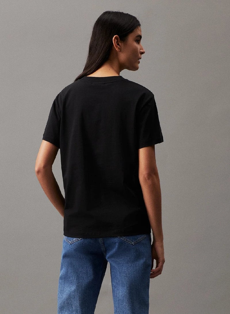CALVIN KLEIN Cotton Logo T-shirt - Image 2
