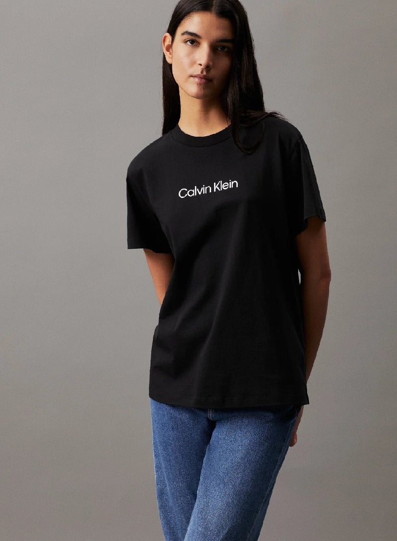 CALVIN KLEIN Cotton Logo T-shirt - Image 1