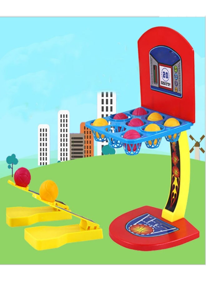 Sturdy Durable Lightweight Compact Crazy Shoot Mini Basketball Game Toy Set 32.2x23x5.8cm - Image 1