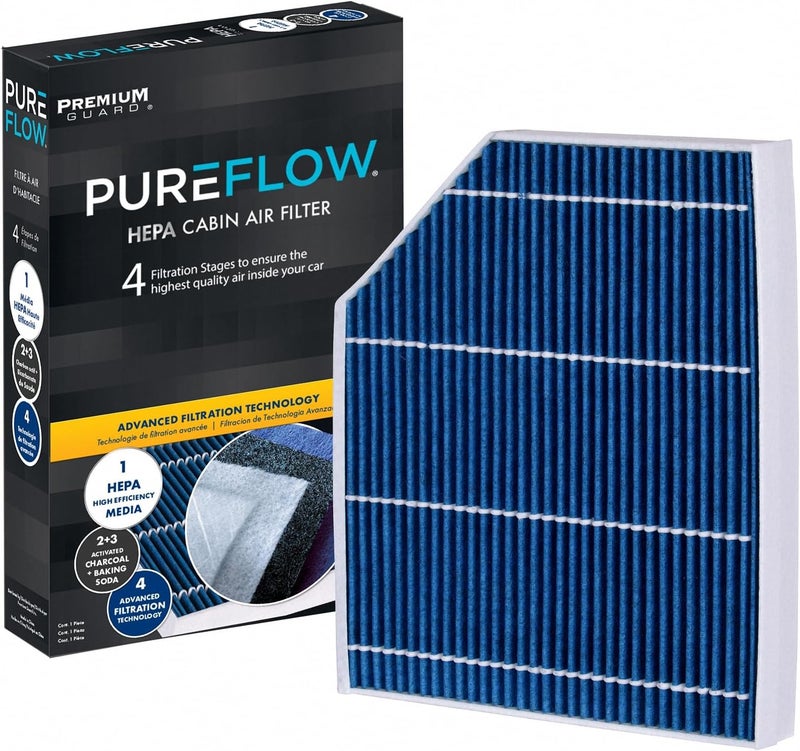 Premium Guard PureFlow HEPA Cabin Air Filter PC6071HX for Audi and Porsche Models - Image 1