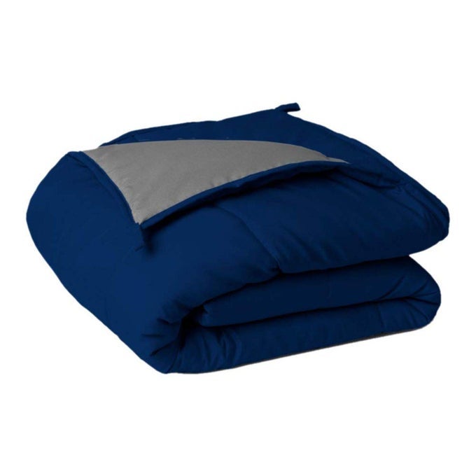MICROFIBER 200TC COMFORTER DOUBLE_BLUE GREY