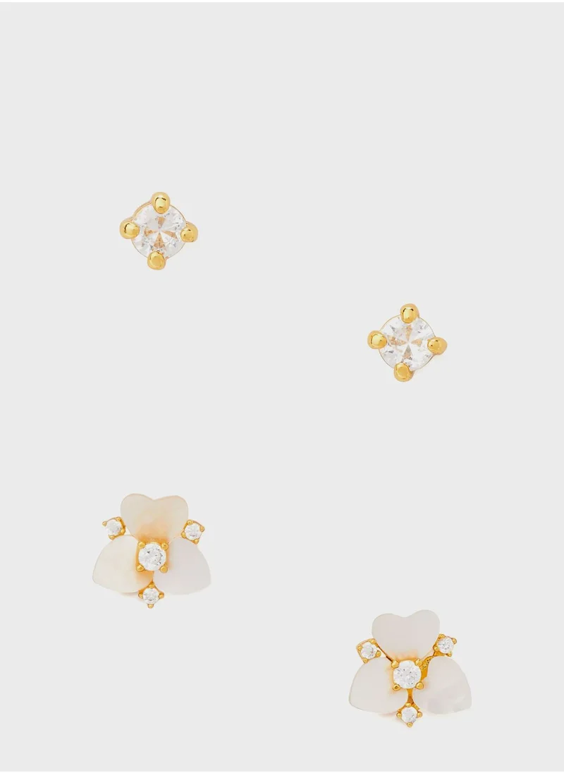 كيت سبيد Flower Stud Earrings