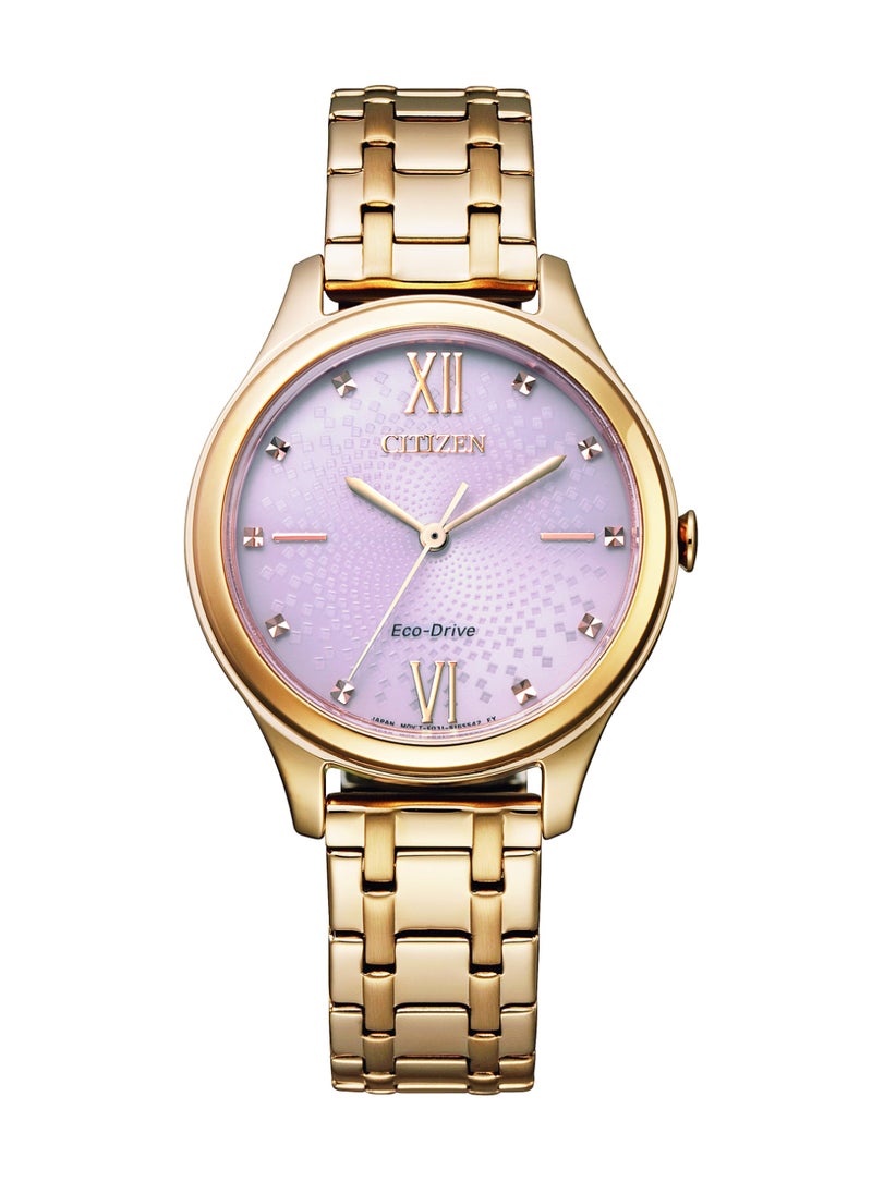 CITIZEN ساعة يد نسائية من إيكو درايف EM0503-75X  - Image 1
