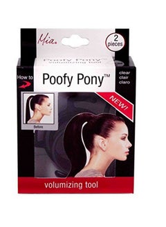 ميا أداة تصفيف الشعر المكثفة Mia Poofy Pony للحصول على ذيل حصان كثيف وكامل باستخدام شعرك الطبيعي - مثالية للنساء والمراهقات والأمهات وأولئك الذين لديهم شعر خفيف أو الناجين من السرطان 
